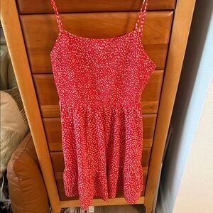 Red Floral Easter Sundress